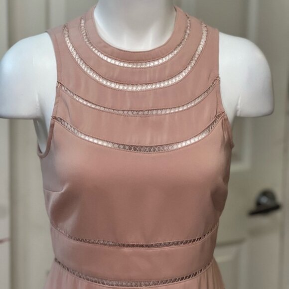 Keepsake The Label Pink Fit  Flare Dress Size Small - Picture 3 of 12